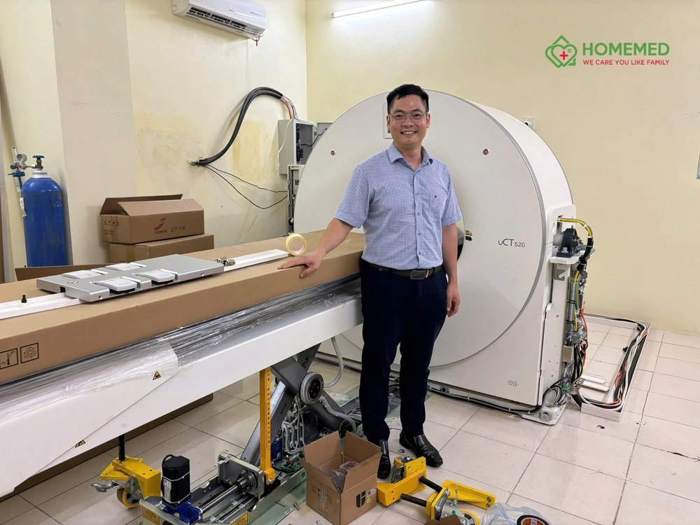 Lắp đặt HỆ THỐNG MÁY CT 40 LÁT CẮT - uCT520 tại VIỆN PHỔI THÁI BÌNH
